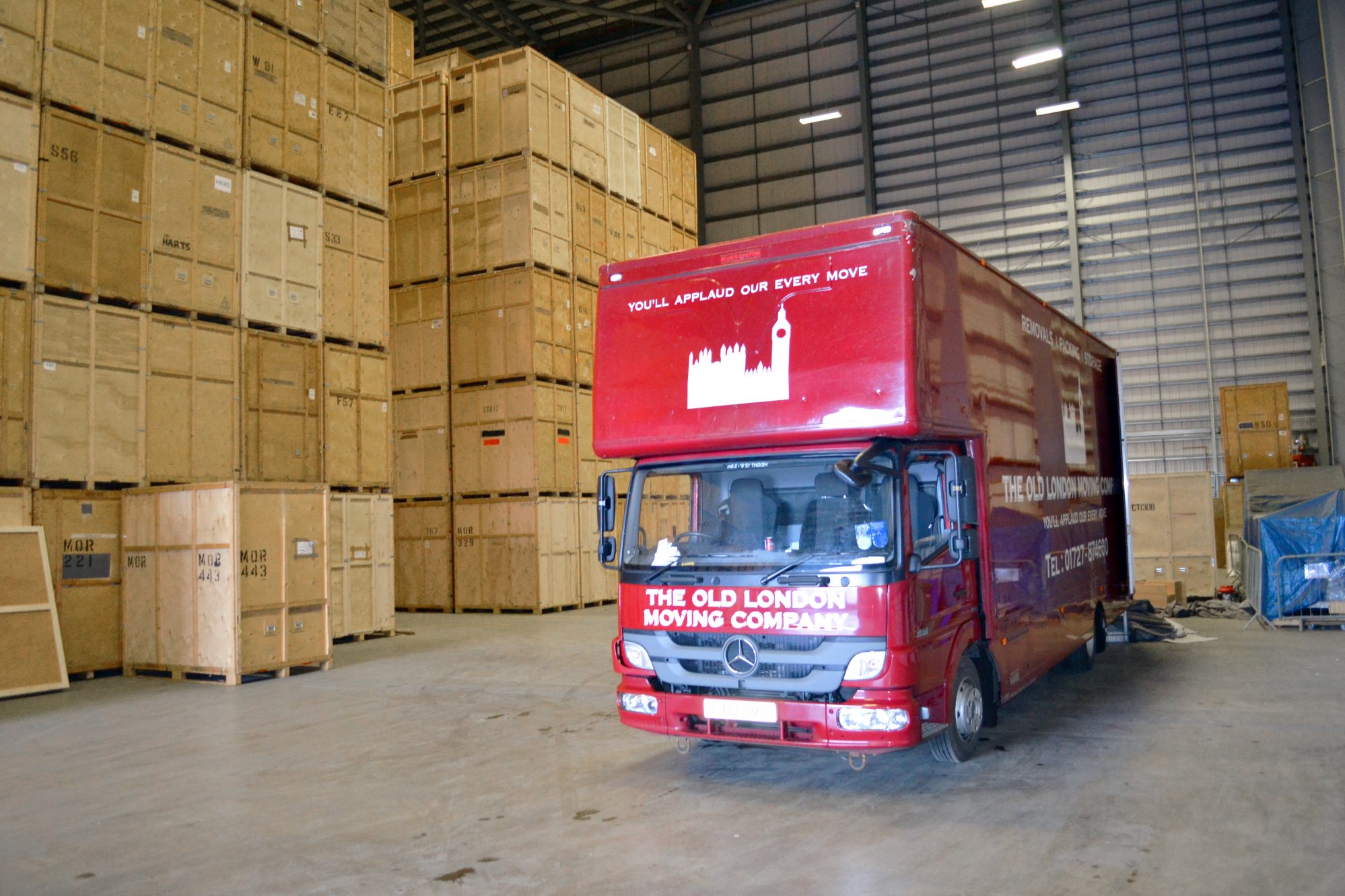 Removals & Storage – OL Truck Inside